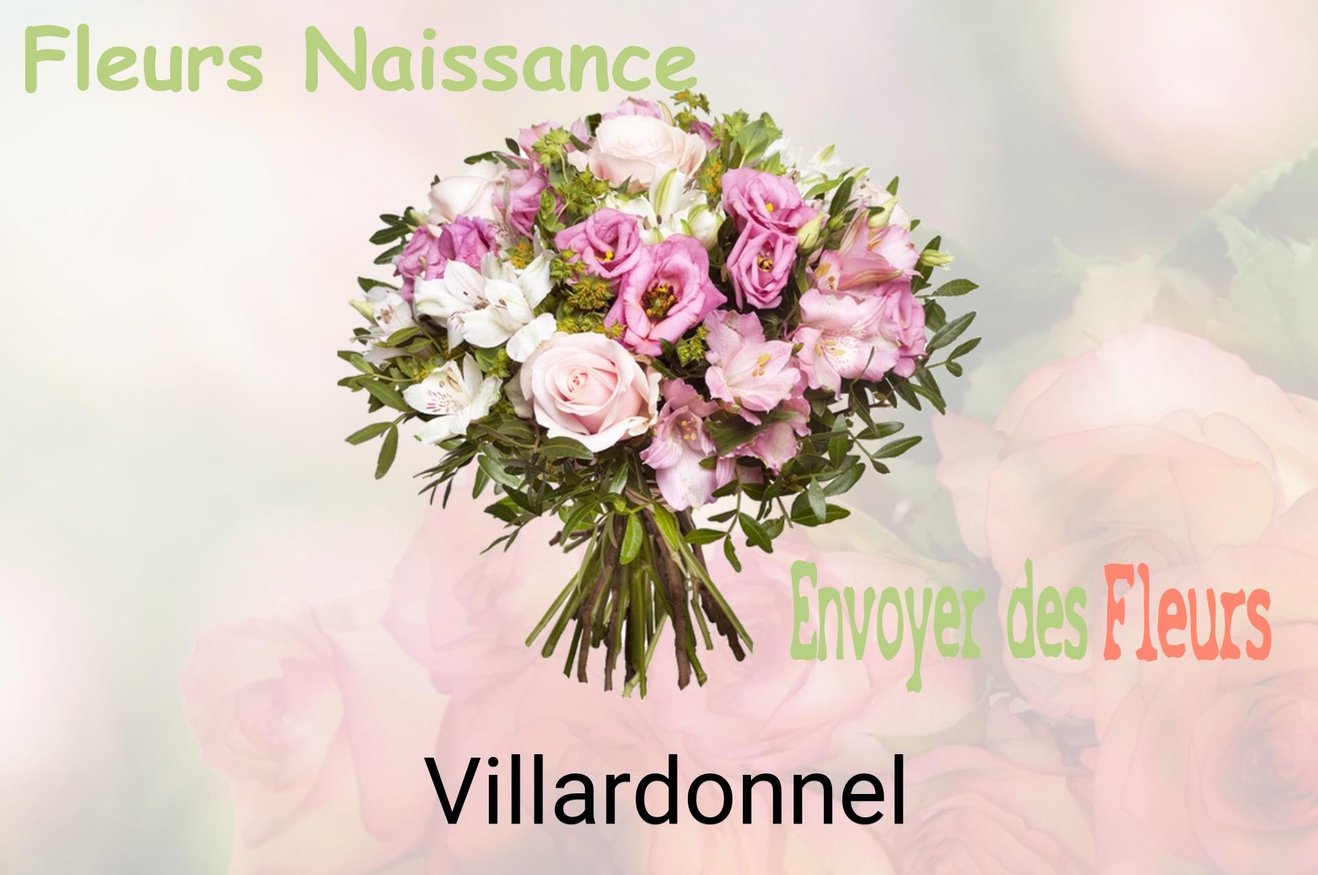 Bouquet de fleurs de naissance livré à Villardonnel
